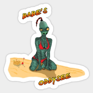 Babe's Oddysee Sticker